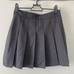 GU プリーツスカート　グレー