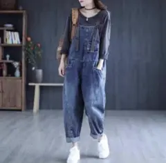 オーバーオール デニムサロペット　　オーバーサイズ ★2XL★