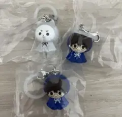 BANDAI 銀魂 めじるしアクセサリー2 志村新八 定春 3個セット