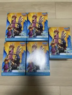 ズートピア2 ACT/CUT プレミアムフィギュア ジュディ ＆ ニック 5個