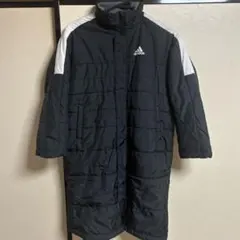 アディダス　ベンチコート　サイズ130 黒