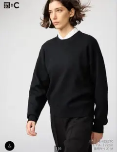 UNIQLO C (ユニクロシー)、スムースコットンクルーネックセーター、XL