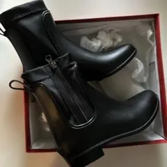 【新品】EDWIN レインブーツ M 23.0-23.5cm エドウィン 黒