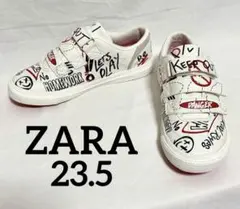 【美品】ZARA KIDS スニーカー 23.5cm “Let’s Play”のサムネイル