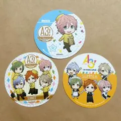 A3 向坂 椋 アニメイトカフェ コースター 3枚セット 非売品 ノベルティ