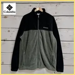 Columbia コロンビア USA フリースジャケット ブラック XLT