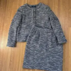 【SHIPS】フォーマルツイードジャケット&スカートセット