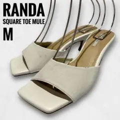 ランダ スクエアトゥ ミュール サンダル M アイボリー RANDAのサムネイル