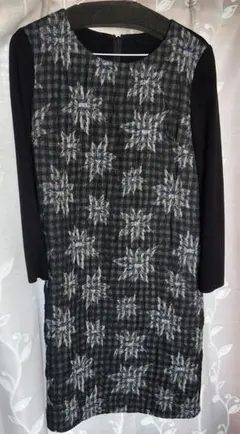 コムサデモード　チュニック　ワンピース　ポケットあり　秋冬　９号