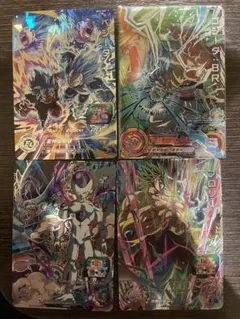 ドラゴンボールヒーローズ　mm3 sec べジータ　ゴジータ　フリーザ　ブロリー