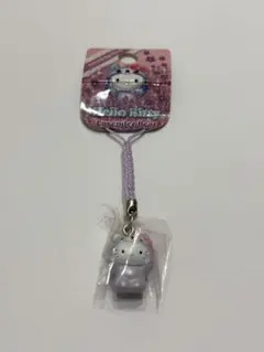 ご当地キティ ストラップ 根付け 北海道 ラベンダーベアー 激