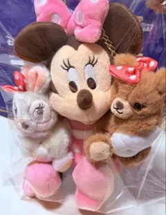 ユニベスティーズ エイン ラビット＆ミニー＆プリン ぬいぐるみ