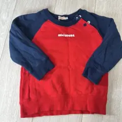 ミキハウス　トレーナー　90cm ロゴ