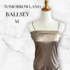 ボールジィ/BALLSEY メタリックキャミソール 日本製【38】ゴールド 美品