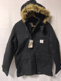 OshKosh モッズコート 中綿アウター フードファー付き 黒 メンズ L