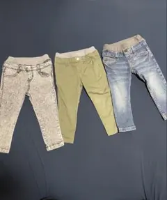 ベビーボトムス　３点セット