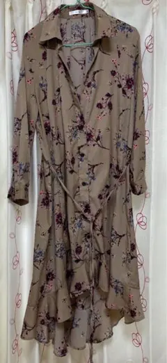 fifth 花柄 ロングカーディガン ワンピース　Sサイズ