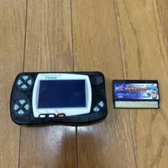 【ジャンク品】WonderSwan Color 本体 クリアブラック ソフト付のサムネイル