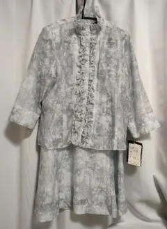 花柄フリル付きセットアップ　9-15号