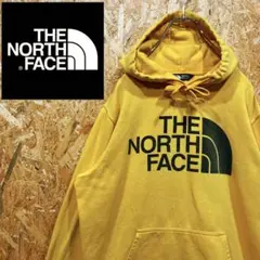 送料無料 ノースフェイス デカロゴ 人気 レアカラー ゆるだぼ00s パーカー