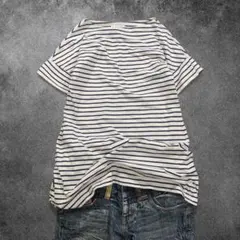 archive border s/s tee marine casual