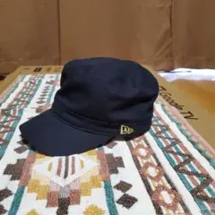 New Era 黒 ワークキャップ 日本サイズ56.8cm