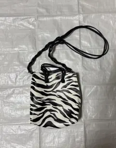 希少✨　美品　JEANASIS ゼブラ柄2WAYショルダーバッグ　ジーナシス