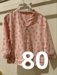 UNIQLO AIRism さくらんぼ柄 ジャケット 80