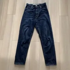 moussyダークブルーハイウエストデニム