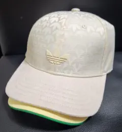 adidas originalsパターン入りキャップ ダブルバイザー【試着のみ】