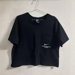 Nike クロップド丈Tシャツ XL 黒