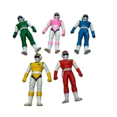 ソフビ　超新星フラッシュマン 5体セット　バンダイ フィギュア　 当時物　希少 ソフビ 超新星フラッシュマン 5体セット バンダイ フィギュア 当時物
