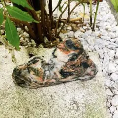 チベット青海七色石然石 鑑賞石紋石 景色石 置物 自然風景石原石水石