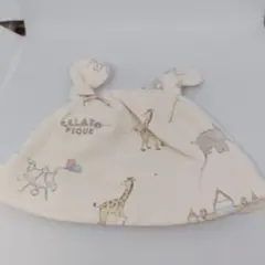 GELATO PIQUE 動物柄耳付きベビー帽子