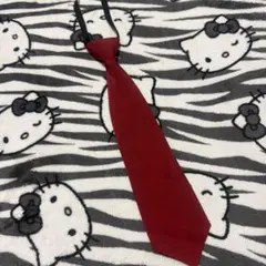 バーガンディ シンプル ネクタイ　赤