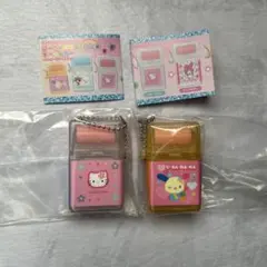 サンリオ ローラー付き消しゴム風キーホルダー キティ　ウサハナ　新品　匿名発送
