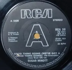 7inch! ラバーズ名曲! Sugar Minott - Good Thing