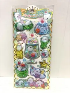 【正規品】　シマエナガ　キラキラウォーターインシール　クラックス　クリームソーダ