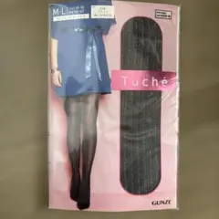 Tuché ブラック ラメストッキング M-L