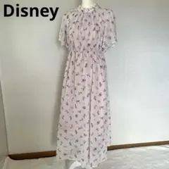 ディズニー ミッキー＆フレンズ ロングワンピース　Disney シフォン　ピンクのサムネイル