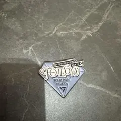 SEVENTEEN FOLLOW AGAIN JAPAN 大阪　ピンバッジ