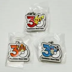 ポケモン　30周年　メタルチャームマスコット