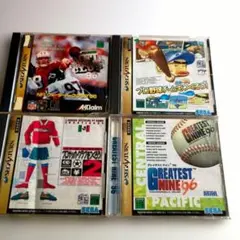 セガサターン スポーツ系 ソフト 4点セット 動作確認済み