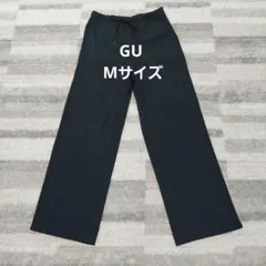 GU リブプルオンパンツ ブラック Mサイズ
