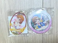 ミリオンライブ　矢吹可奈　アクリルキーホルダー　缶バッジ　アイドルマスター
