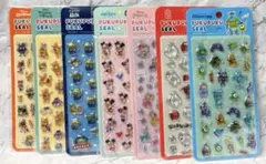 ディズニー　ぷくぷくシール　7点セット