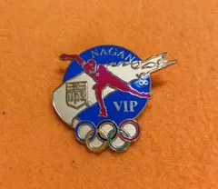 1998長野オリンピック ピンバッジ/UPS VIP ブルー