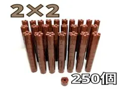 レゴ 250個 2×2 茶 ブラウン ブロック まとめ売り