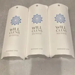 【新品未開封】ウィルクレンズ 薬用 デオドラント スティック 3本セット