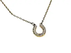 れ*い様 SWAROVSKI ホースシュー ネックレス ゴールドカラー - メルカリ